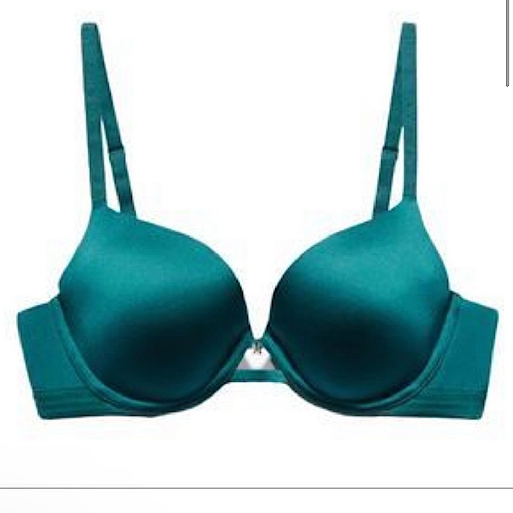 SAVAGE x FENTY T shirt bra Emerald green underwire size 38D